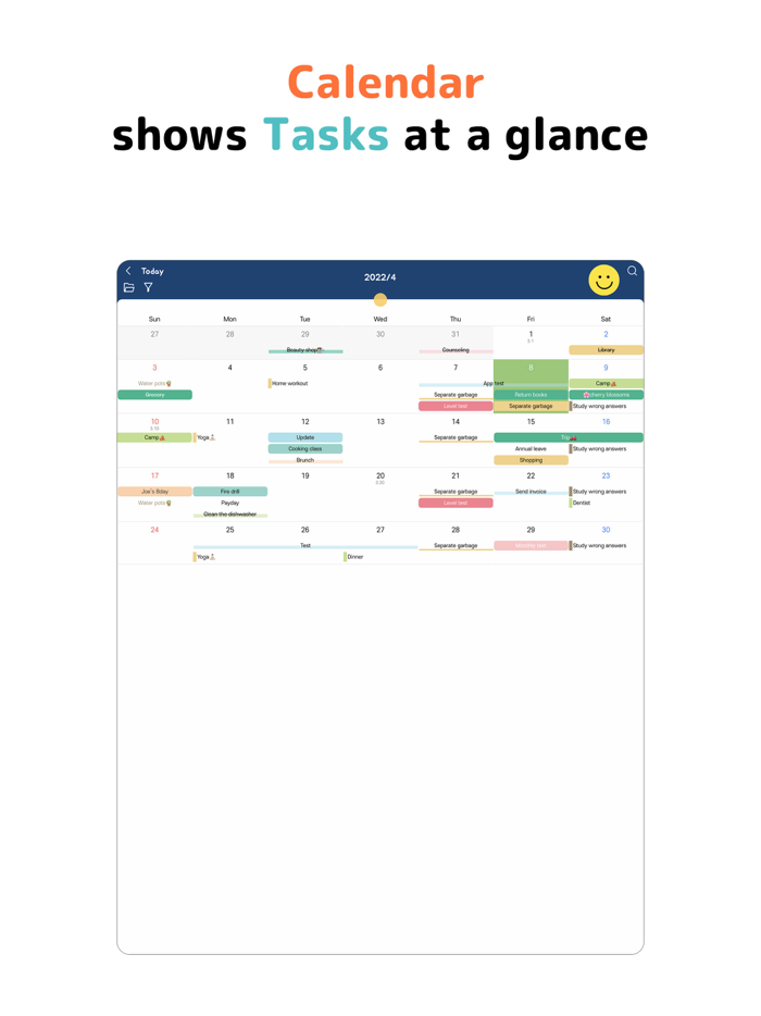 ReBorn - Task and To-do list