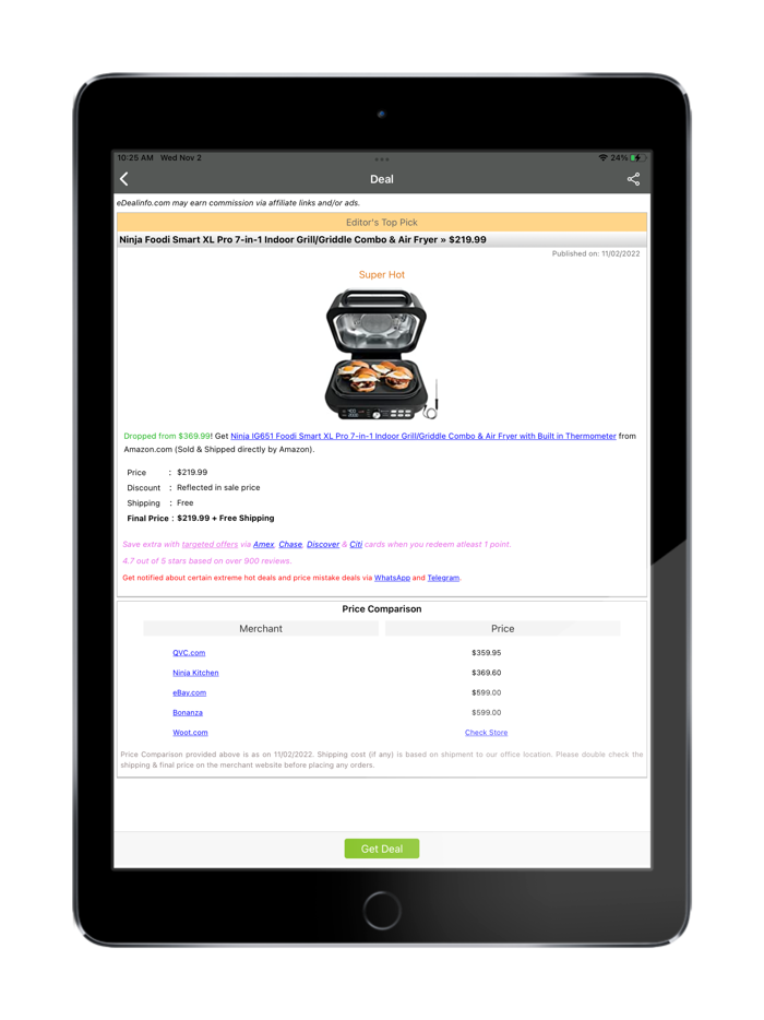 eDealinfo.com- Deals and Coupons