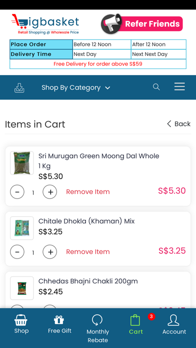 BigBasket Singapore Screenshot