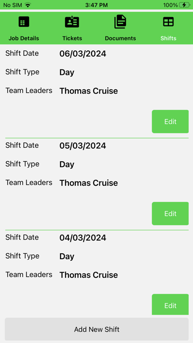 TC Operations Screenshot