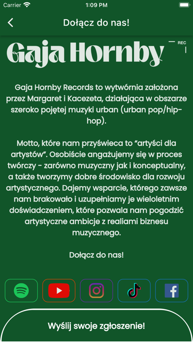 Gaja Hornby Records Screenshot