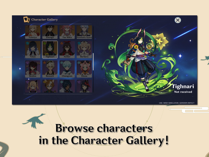 Wish Simulator Genshin Impact