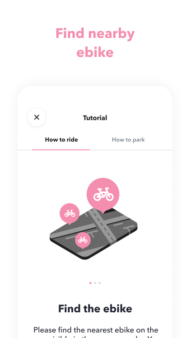 Pink Bike Sharing Bermuda Screenshot