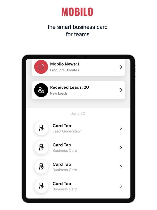 Mobilo Card on the App Store