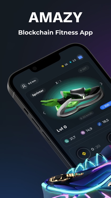 AMAZY Move2Earn Fitness App