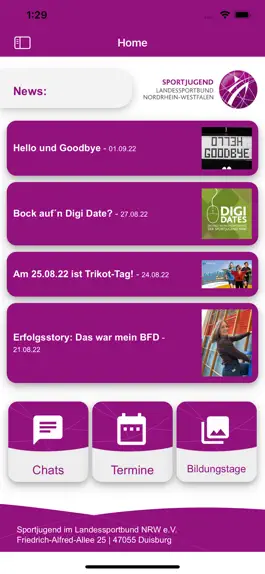 Game screenshot Freiwilligendienste Sport NRW apk