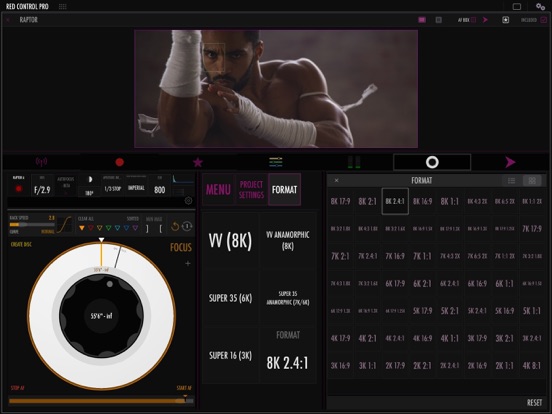 RED control pro iPad screenshot 6 - Photo & Video app