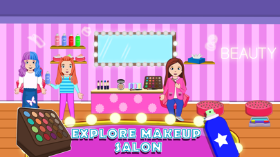 Pretend Town Girls Hair Salon Screenshot