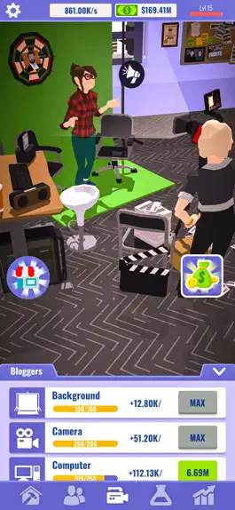 Game screenshot Startup Office Idle apk