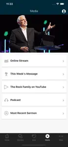 The Rock Family Worship Center screenshot #3 for iPhone