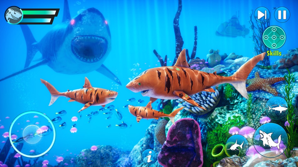 #5. Survival Underwater Shark Game (iOS) Bởi: Umar Dilawar