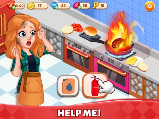 Crazy Diner:Kitchen Adventure iPad app afbeelding 2