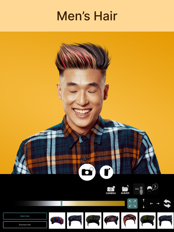 Screenshot #5 pour Men's Hair app