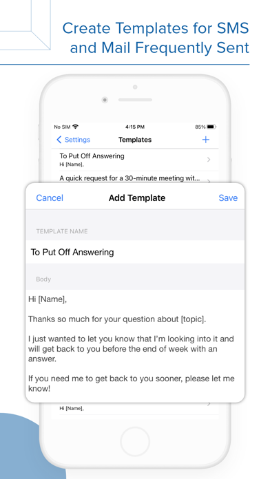 Contacts Groups - Email & text Screenshot