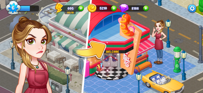 Merge Cooking Restaurant Game