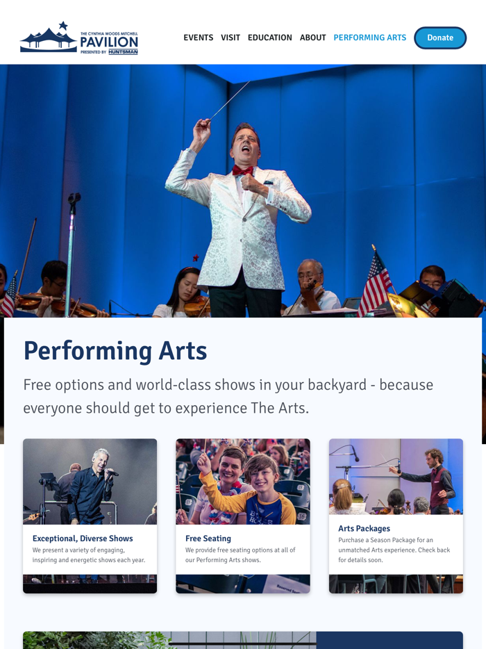 CWM Pavilion Season Seats