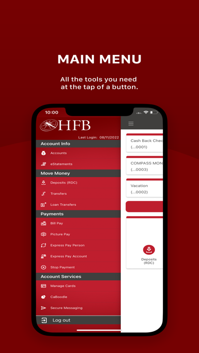Home Federal Bank for iPhone Screenshot