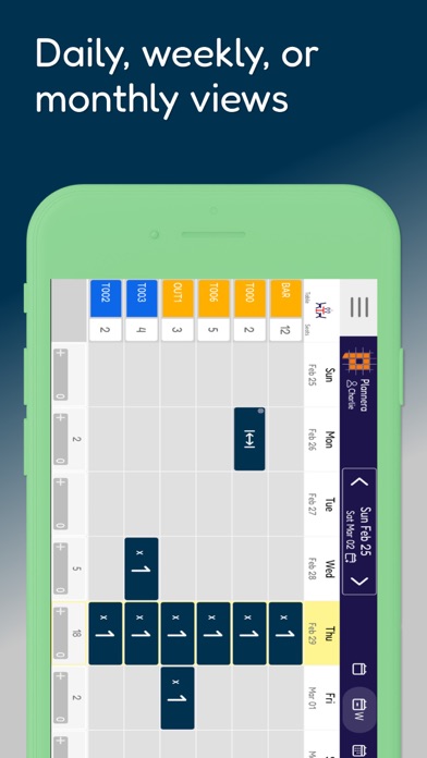Restaurant Reservation Planner Screenshot
