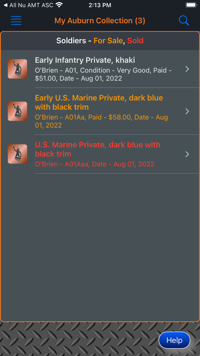 Auburn Rubber Toy Soldiers