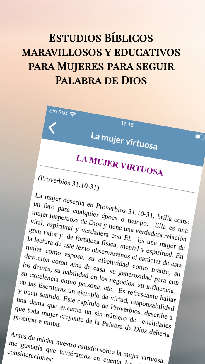 Estudios Bíblicos para Mujeres