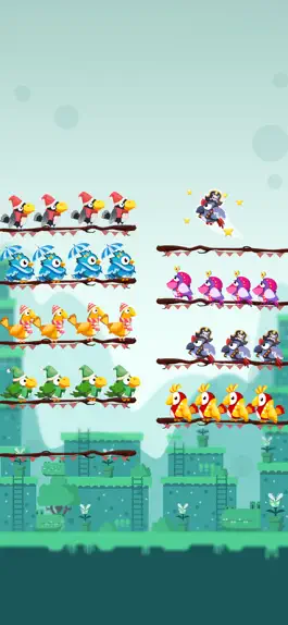 Game screenshot Bird Sort By Color Puzzle hack