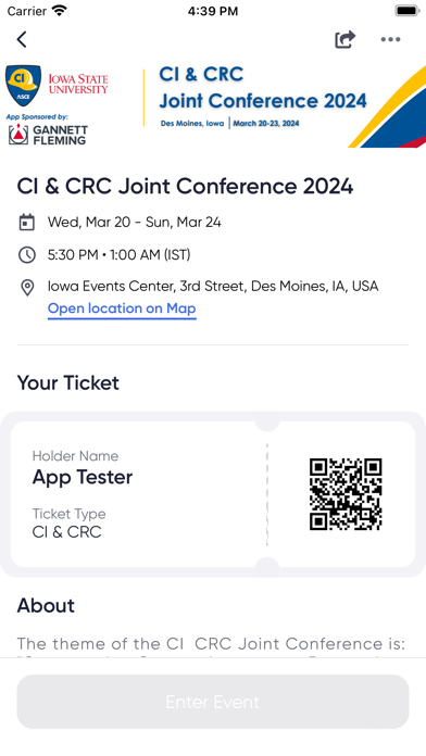 CI & CRC 24 Conference Compass Screenshot