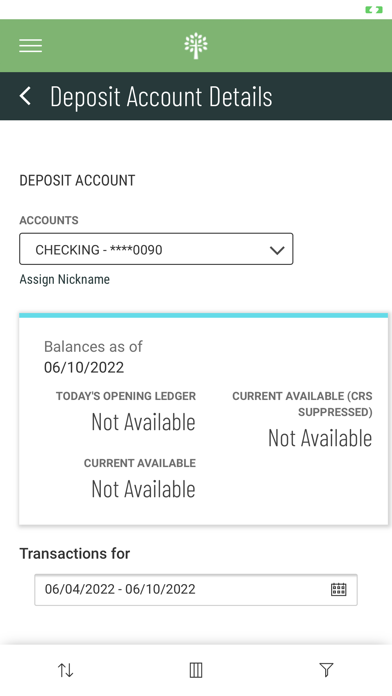 MyCCCU Premier Cash Management Screenshot