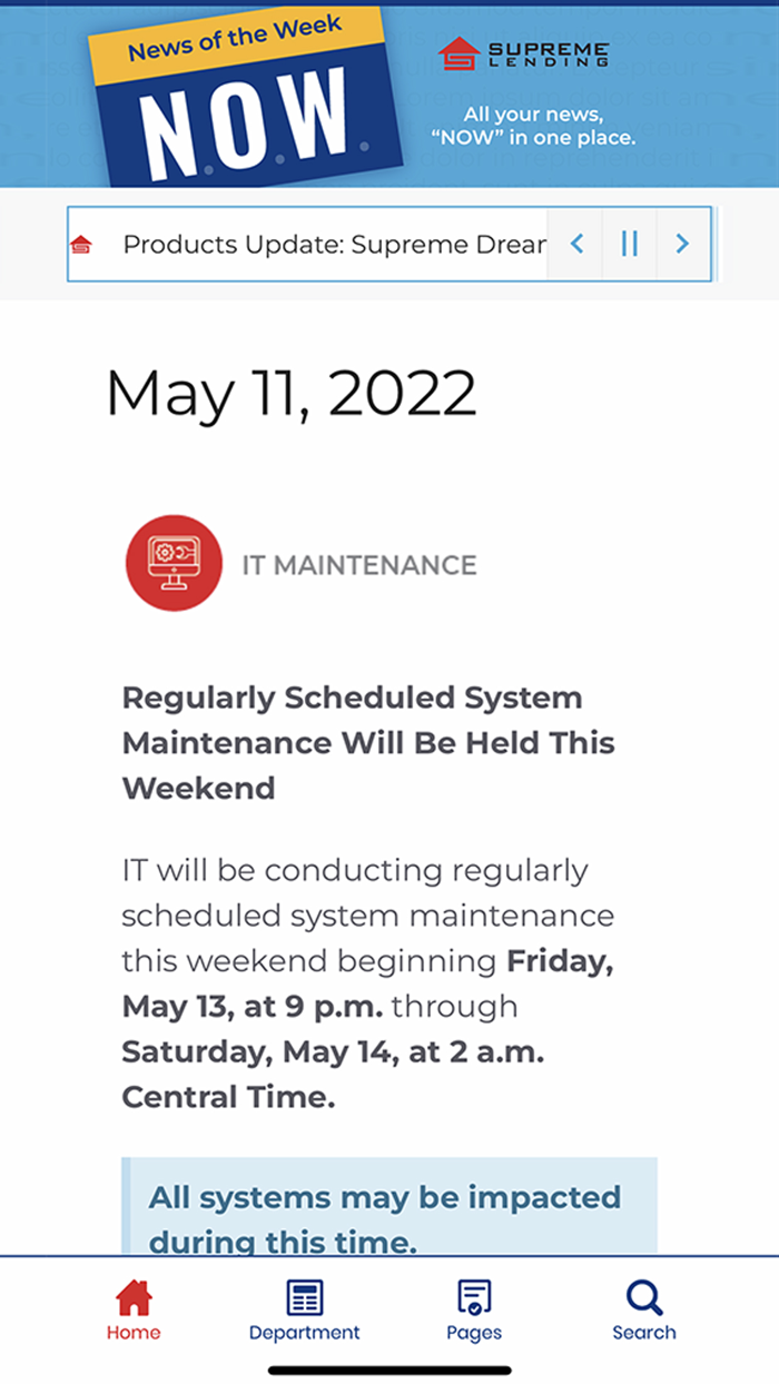 SupremeNOW Newsletter