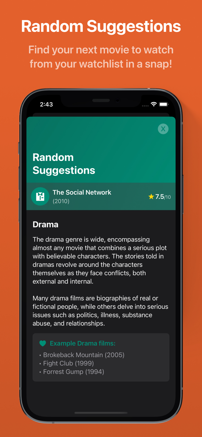Film Buff - Journal and Tracker