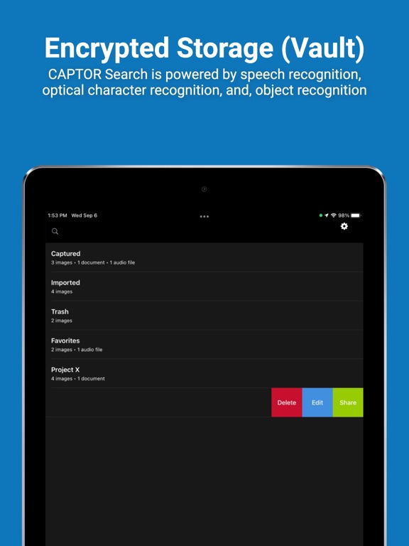 CAPTOR for Intune iPad screenshot 7 - Business app