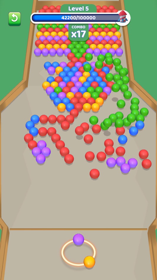 #2. Collapse Bubbles (iOS) 由: Bugbomb
