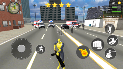 Flying Spider Hero: Crime City Screenshot