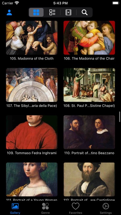 Artlist - Raphael Collection Screenshot