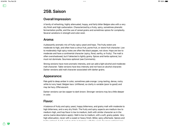 Screenshot #6 pour Beer Style Guidelines