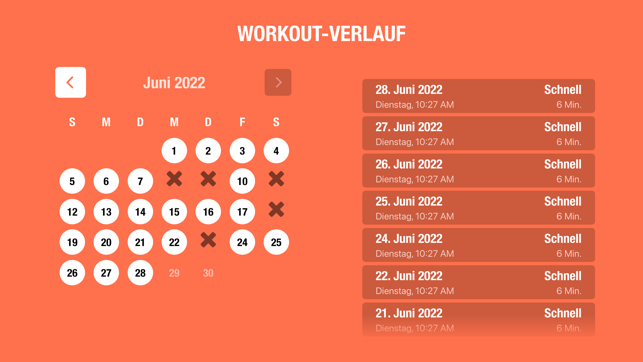 ‎Streaks Workout Screenshot