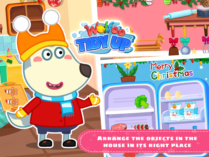 Wolfoo Tidy up House Cleaning