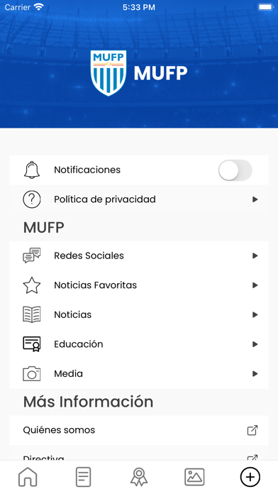 MUFP Screenshot