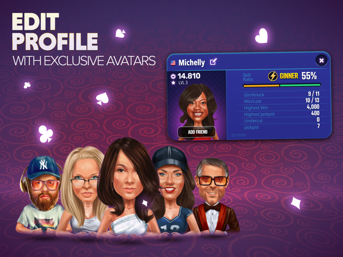 Gin Rummy Extra - Card Game