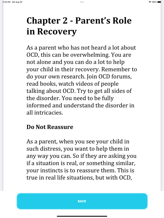 Screenshot #5 pour Help Your Child Get Over OCD