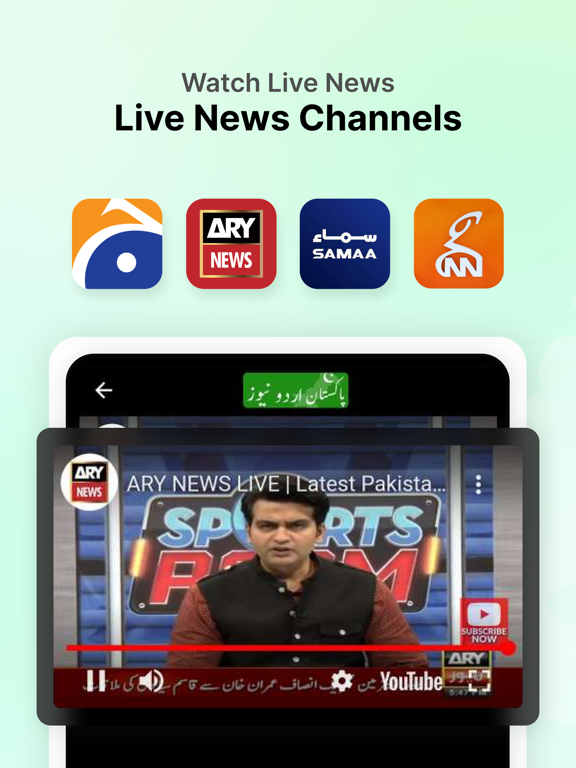 Live Urdu News iPad screenshot 6 - News app
