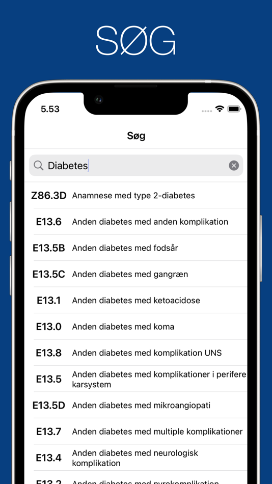 #4. Diagnosekoder ICD-10 (iOS) Podle: Medicon Apps