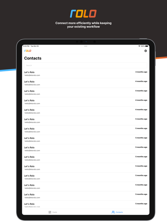 Rolo - Digital Business Card