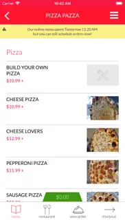 order pizza pazza iphone screenshot 4