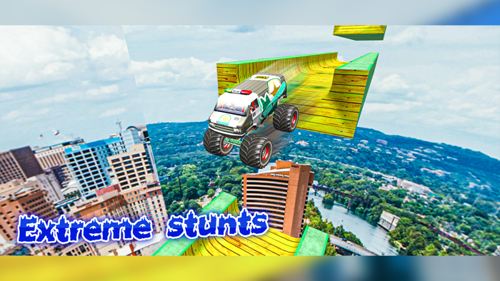 Monster Truck Stunts Go Games