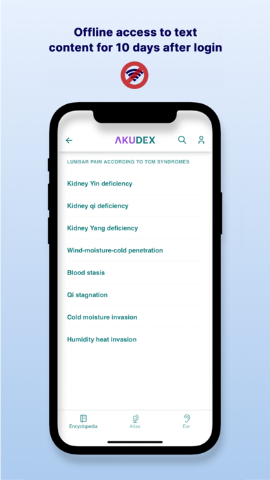AKUDEX Acupuncture Screenshot