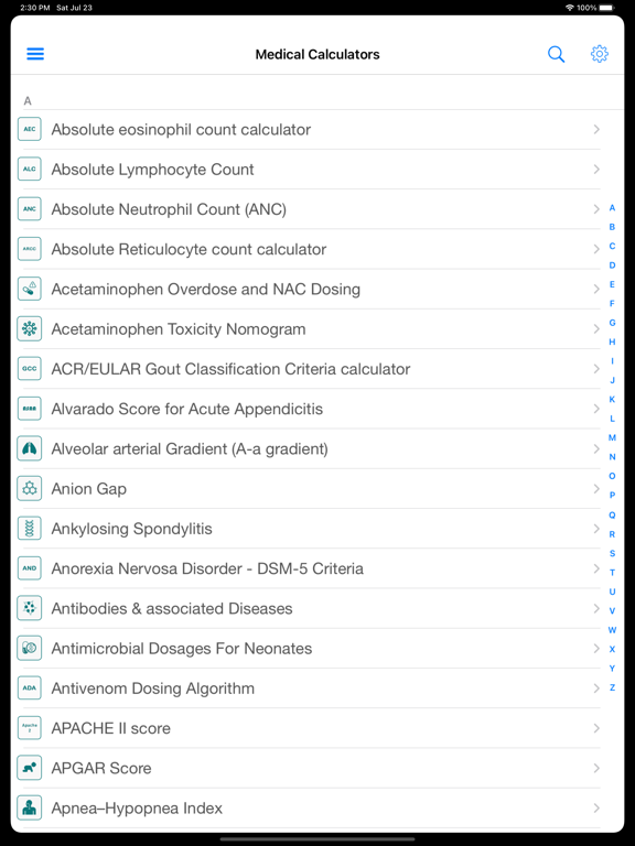 Screenshot #4 pour Medical Calculators Pediatrics