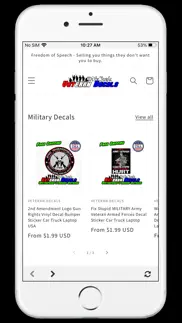 veteran decals iphone screenshot 1