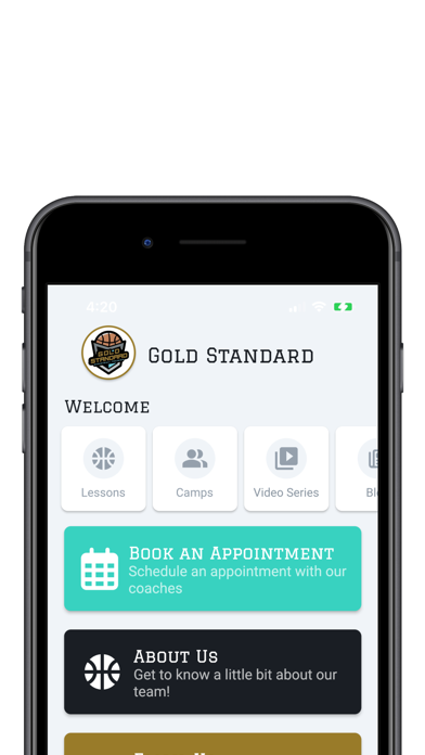Gold Standard Bball Training Screenshot