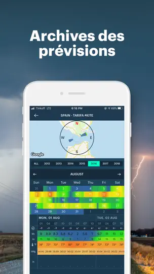 Capture d'écran de WINDY PRO: Prévisions Du Vent sur iPhone 6