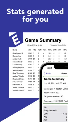 Game screenshot Basketball Stats | Elevate apk